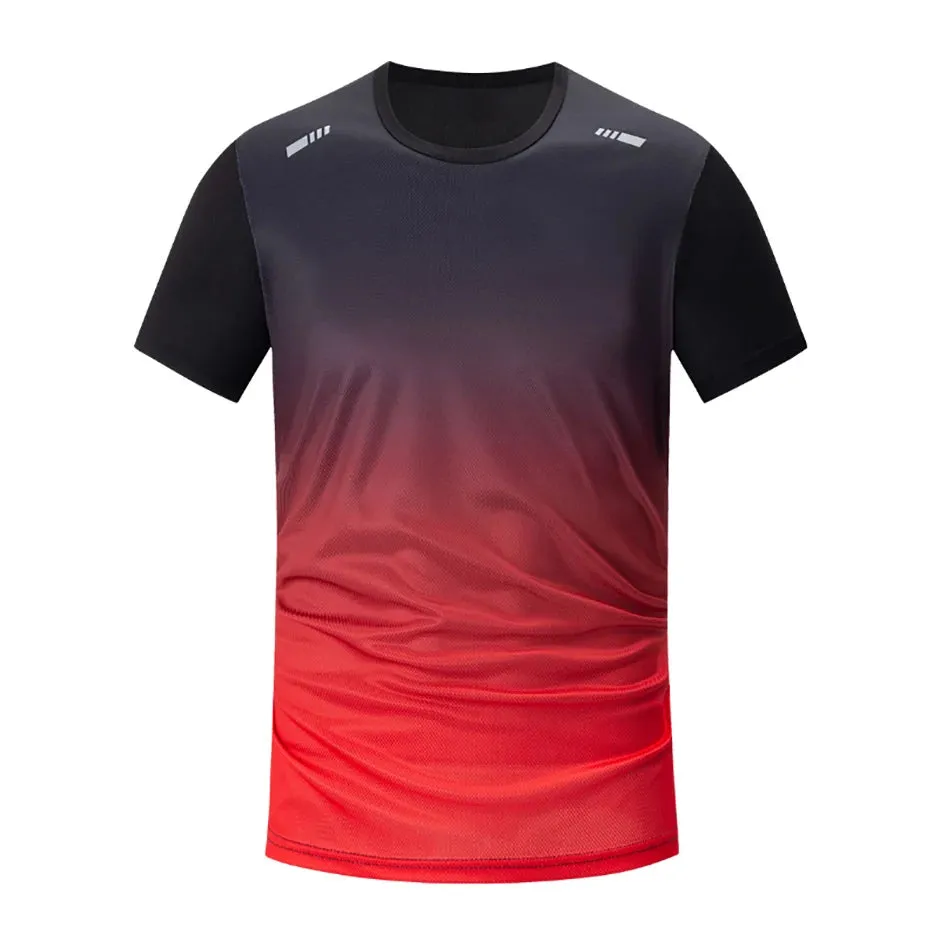 4 Pack Men's Quick-Dry Sports T-Shirts – Breathable Gym & Running Tees