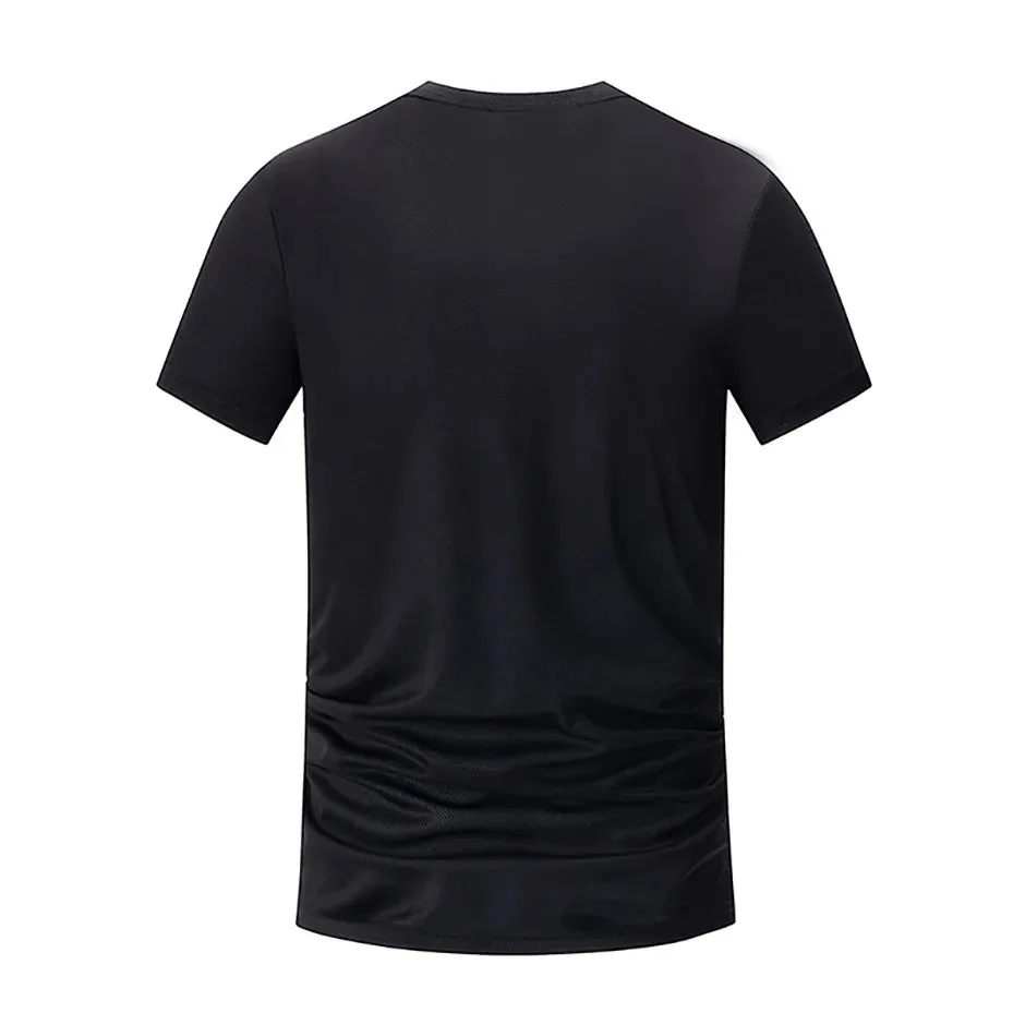 4 Pack Men's Quick-Dry Sports T-Shirts – Breathable Gym & Running Tees