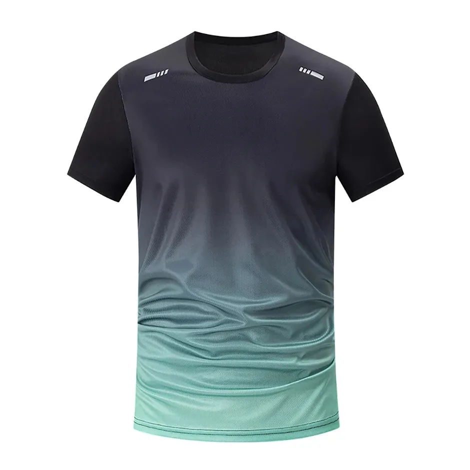 4 Pack Men's Quick-Dry Sports T-Shirts – Breathable Gym & Running Tees