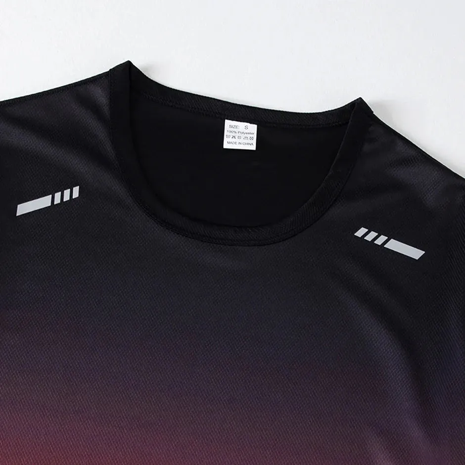 4 Pack Men's Quick-Dry Sports T-Shirts – Breathable Gym & Running Tees