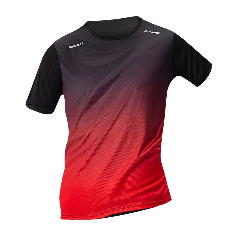 4 Pack Men's Quick-Dry Sports T-Shirts – Breathable Gym & Running Tees