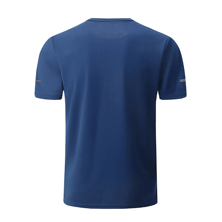 4 Pack Men's Quick-Dry Sports T-Shirts – Breathable Gym & Running Tees