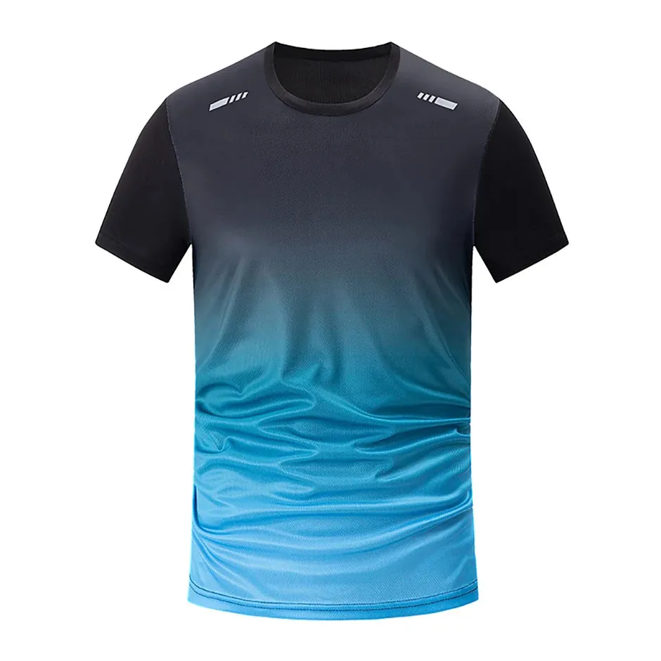 4 Pack Men's Quick-Dry Sports T-Shirts – Breathable Gym & Running Tees