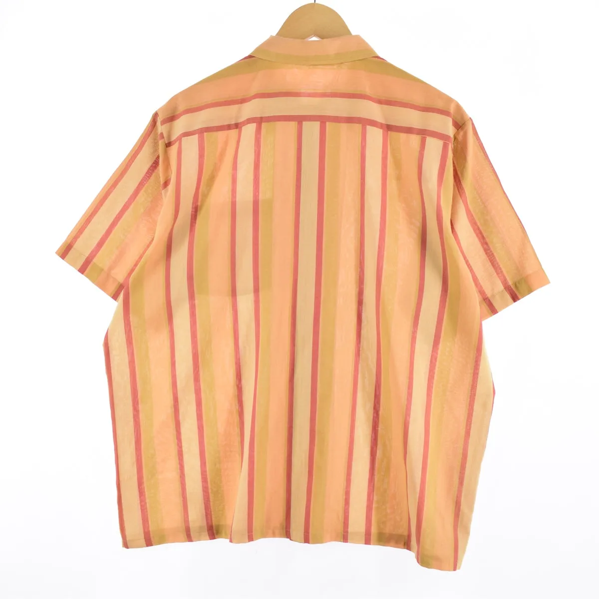 70'S DURA-FRESH Short Sleeve Striped Shirt Men's XL Vintage /eaa341318