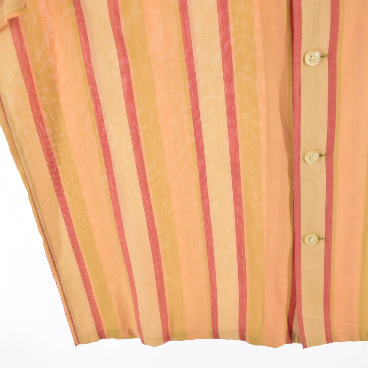 70'S DURA-FRESH Short Sleeve Striped Shirt Men's XL Vintage /eaa341318