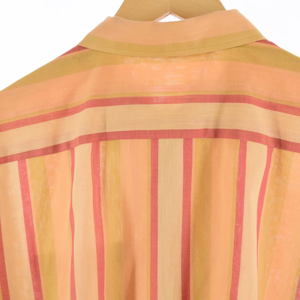 70'S DURA-FRESH Short Sleeve Striped Shirt Men's XL Vintage /eaa341318