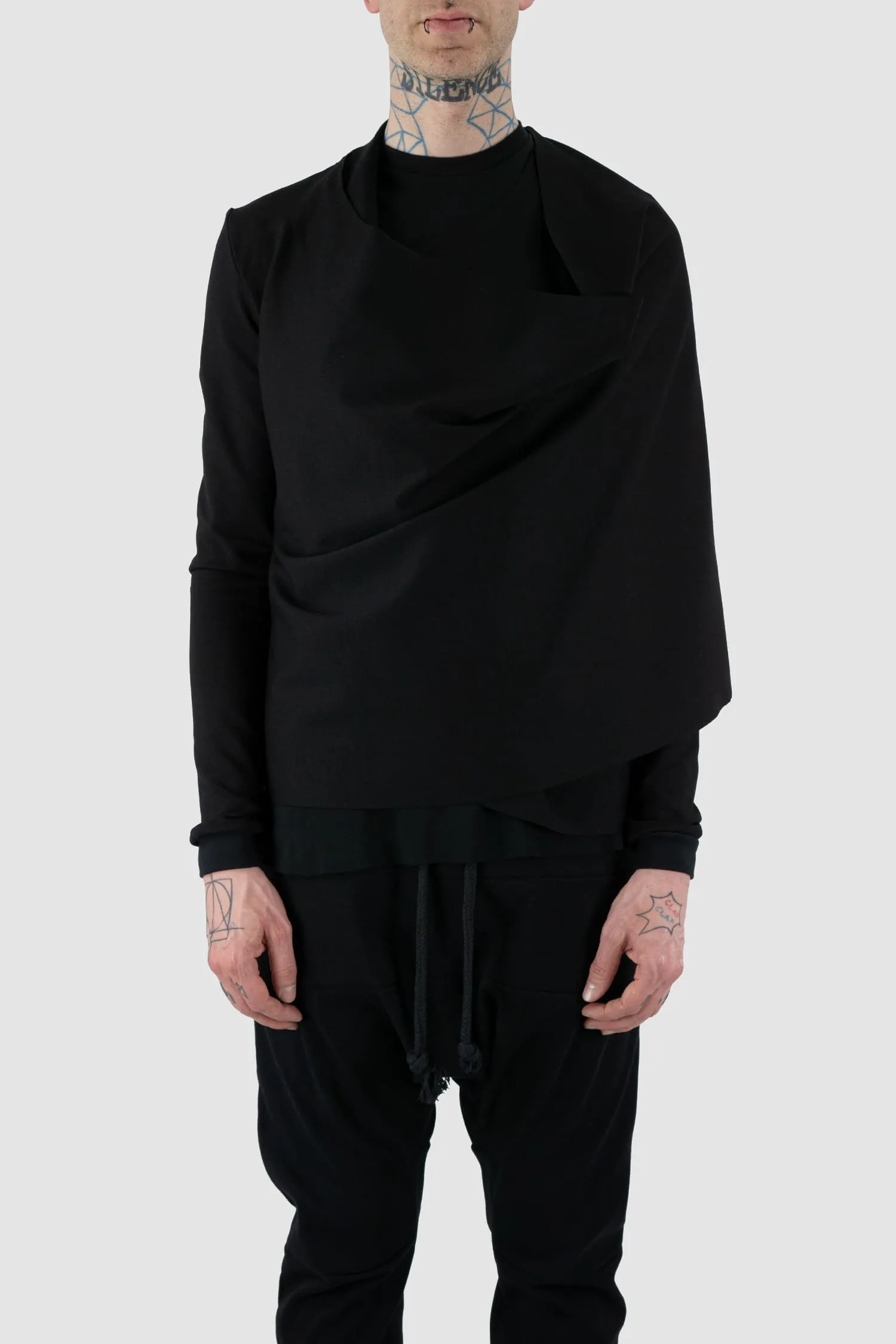Adjustable Clip Viscose Cardigan Sweater
