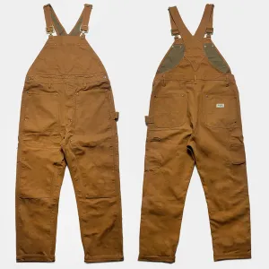 BZEN M.1097R GUTHRIE-CR REGULAR FIT 6  POCKETS DOUBLE PANEL FRONT CANVAS UNISEX OVERALL-12.5OZ-E0 RUST