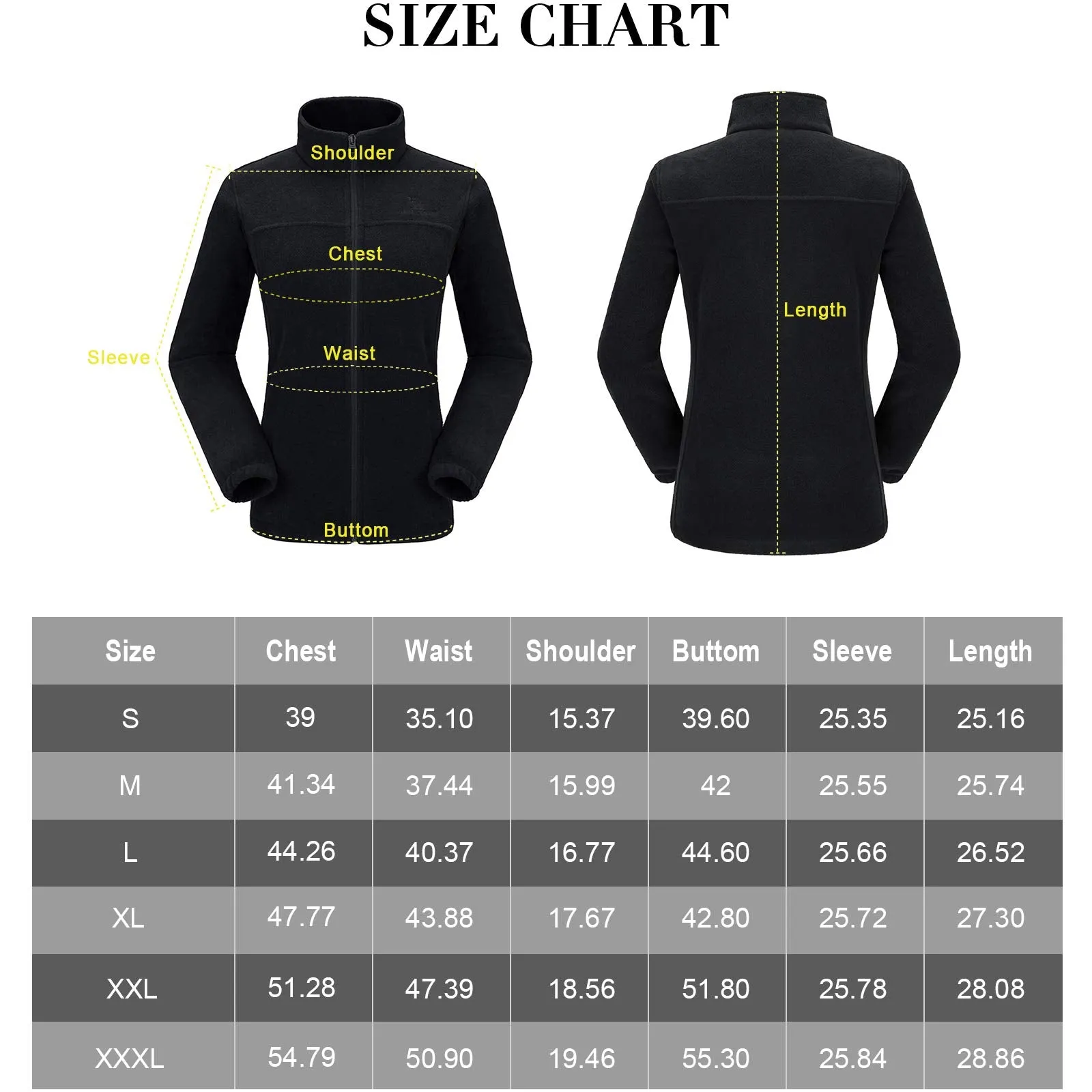 CAMEL CROWN Women's Fleece Jacket with Pockets