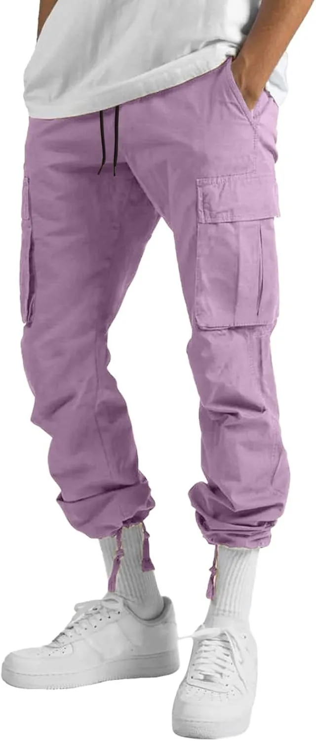 Cargo Pants for Men Relaxed Fit Baggy Cargo Pants Men Jogger Pants for Men City Sweatpants Mens Baseball Khaki Pants