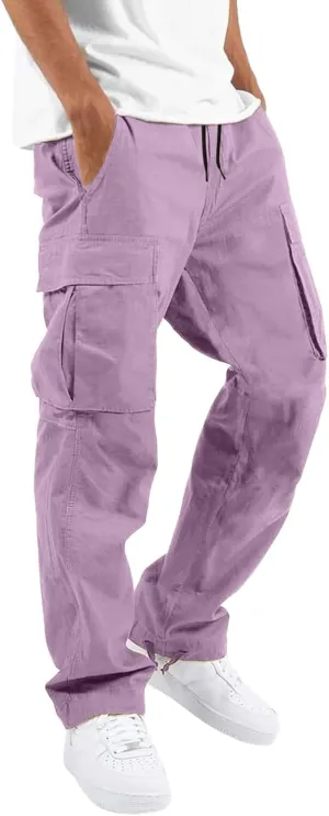 Cargo Pants for Men Relaxed Fit Baggy Cargo Pants Men Jogger Pants for Men City Sweatpants Mens Baseball Khaki Pants