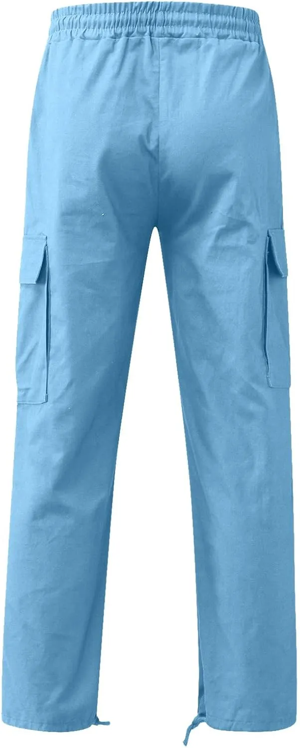 Cargo Pants for Men Relaxed Fit Men's Military Tactical Pants Big and Tall Work Hiking Trousers Workout Joggers Baggy
