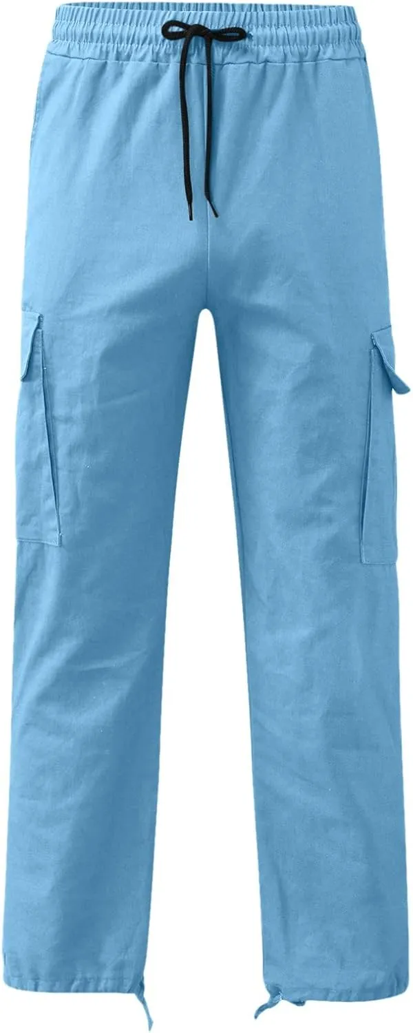 Cargo Pants for Men Relaxed Fit Men's Military Tactical Pants Big and Tall Work Hiking Trousers Workout Joggers Baggy
