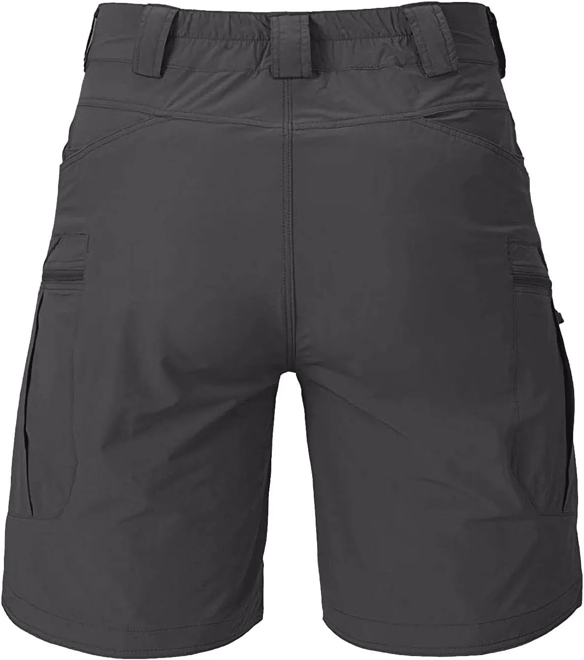 Cargo Shorts for Men Casual Loose Shorts with Pocket Athletic Cotton Linen Woven Elastic Comfy Cargo Pants for Men