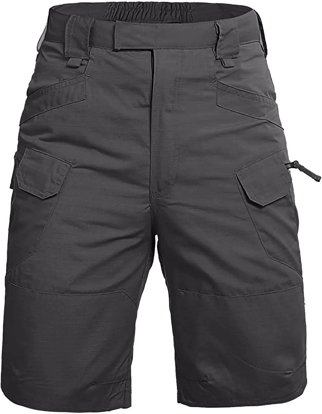 Cargo Shorts for Men Casual Loose Shorts with Pocket Athletic Cotton Linen Woven Elastic Comfy Cargo Pants for Men