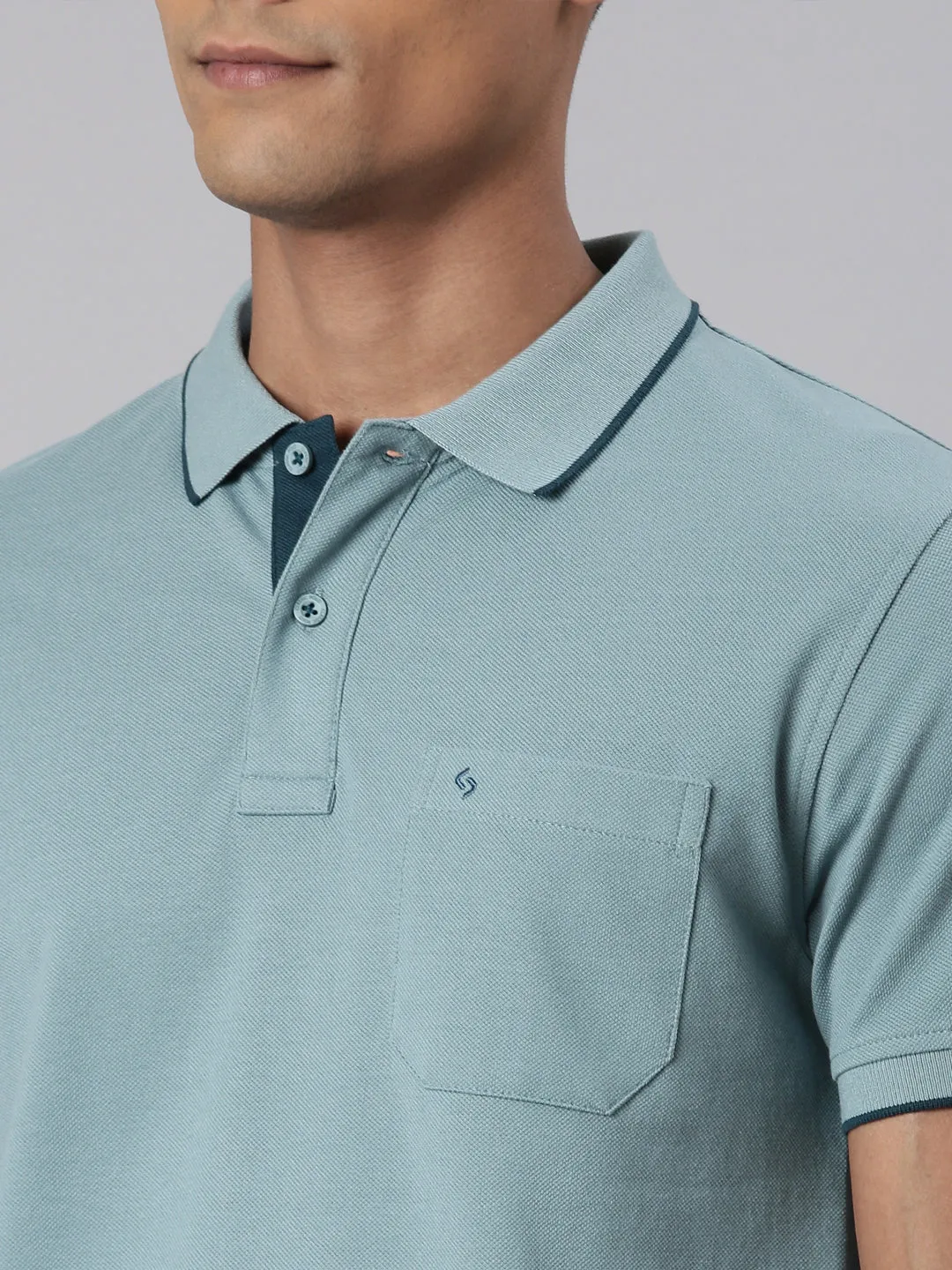 Classic Polo Men's Polo Neck Half Sleeve Slim Fit Cotton T Shirt | TOY-NOVA-LAGOON SF P