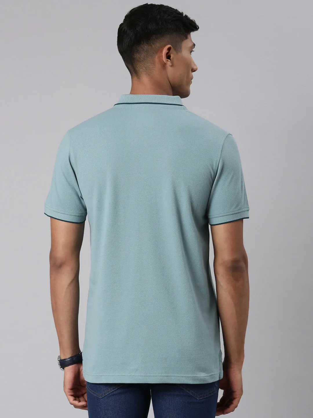 Classic Polo Men's Polo Neck Half Sleeve Slim Fit Cotton T Shirt | TOY-NOVA-LAGOON SF P