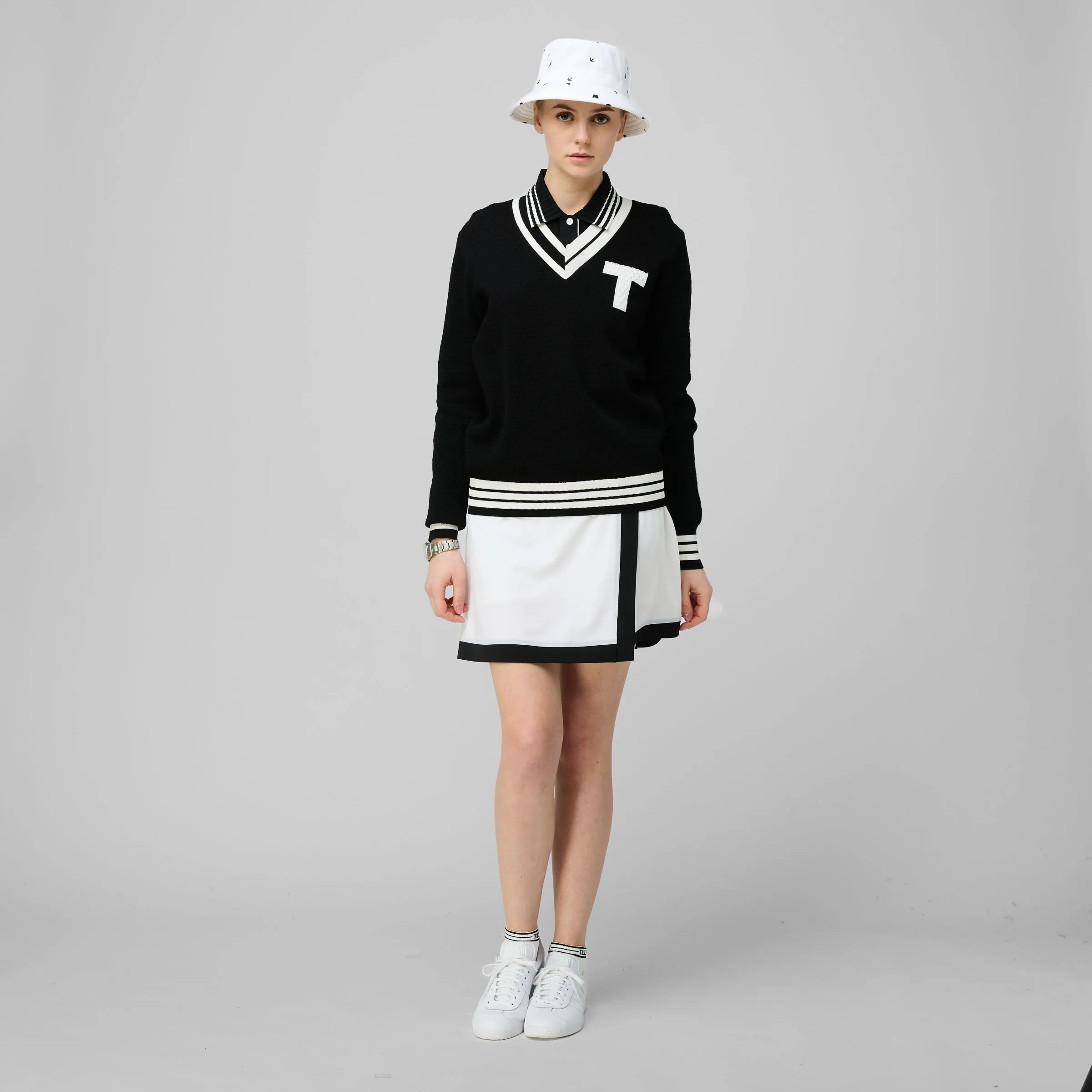 Contrast Sport Skirt