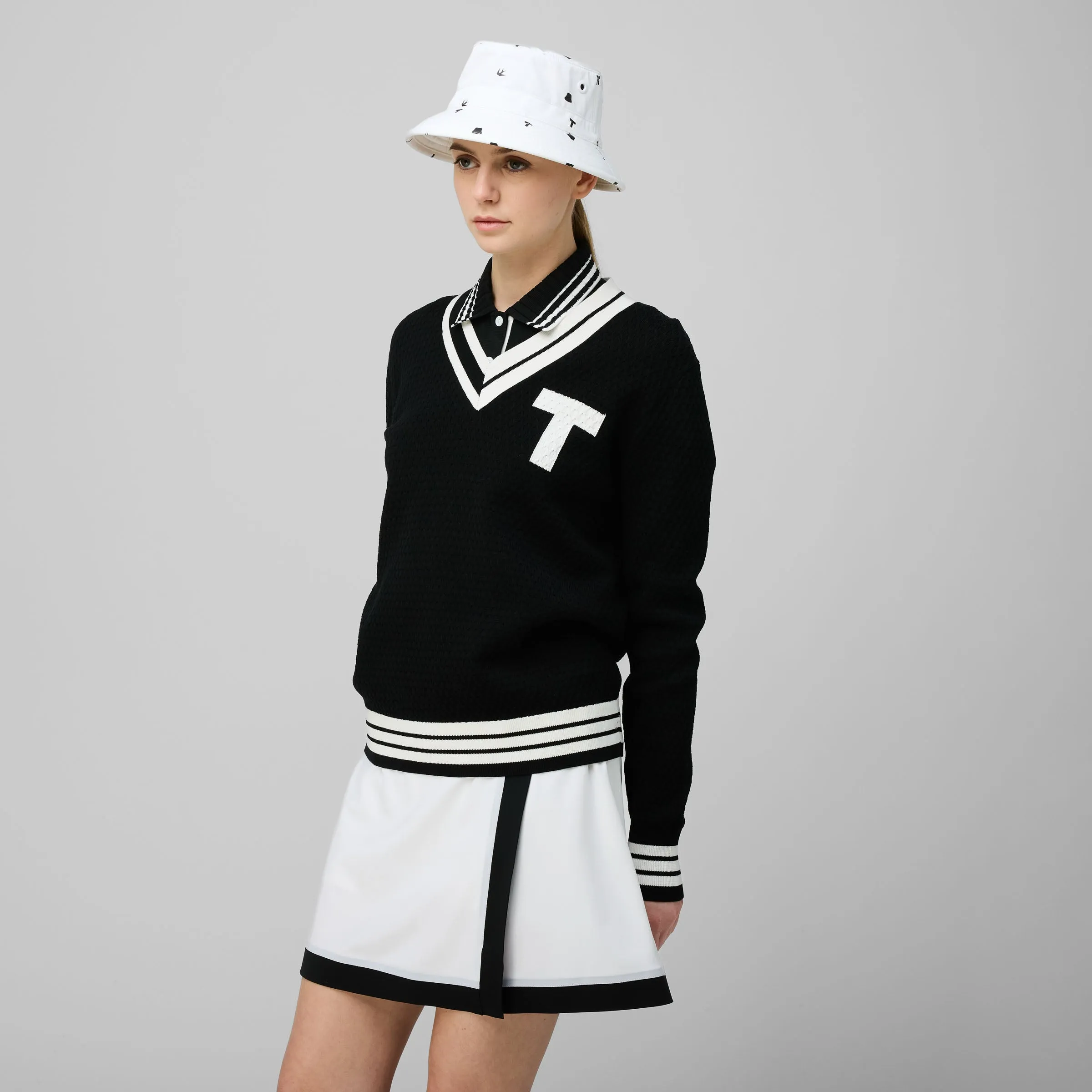 Contrast Sport Skirt