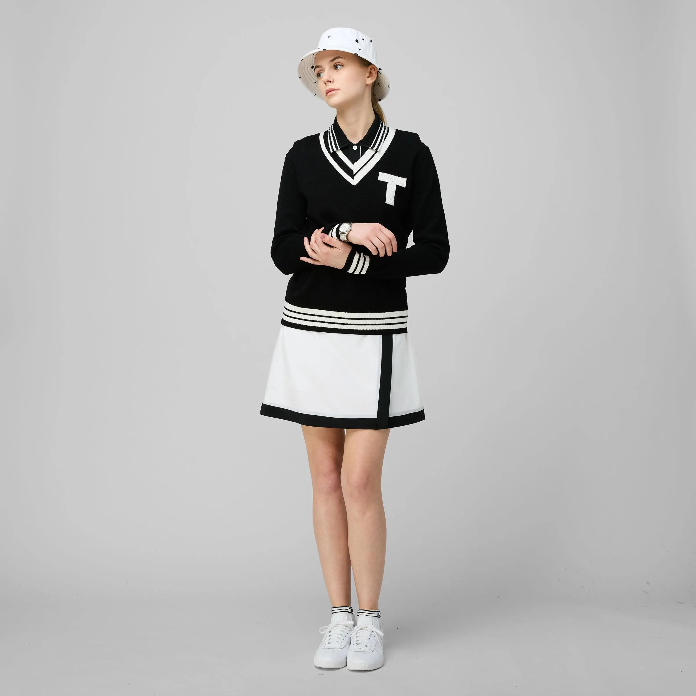 Contrast Sport Skirt