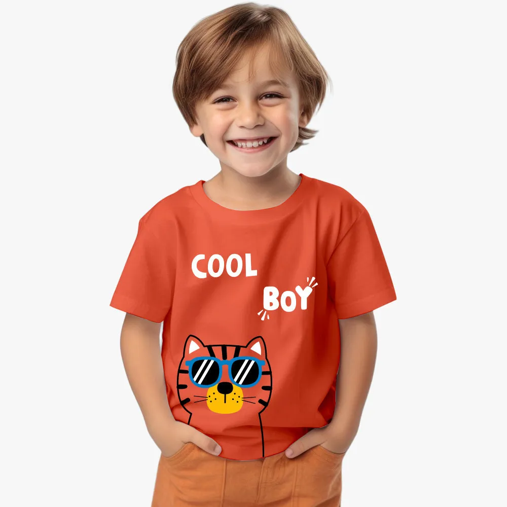 Cool boy Graphic printed T Shirt | Boys Cotton T Shirts