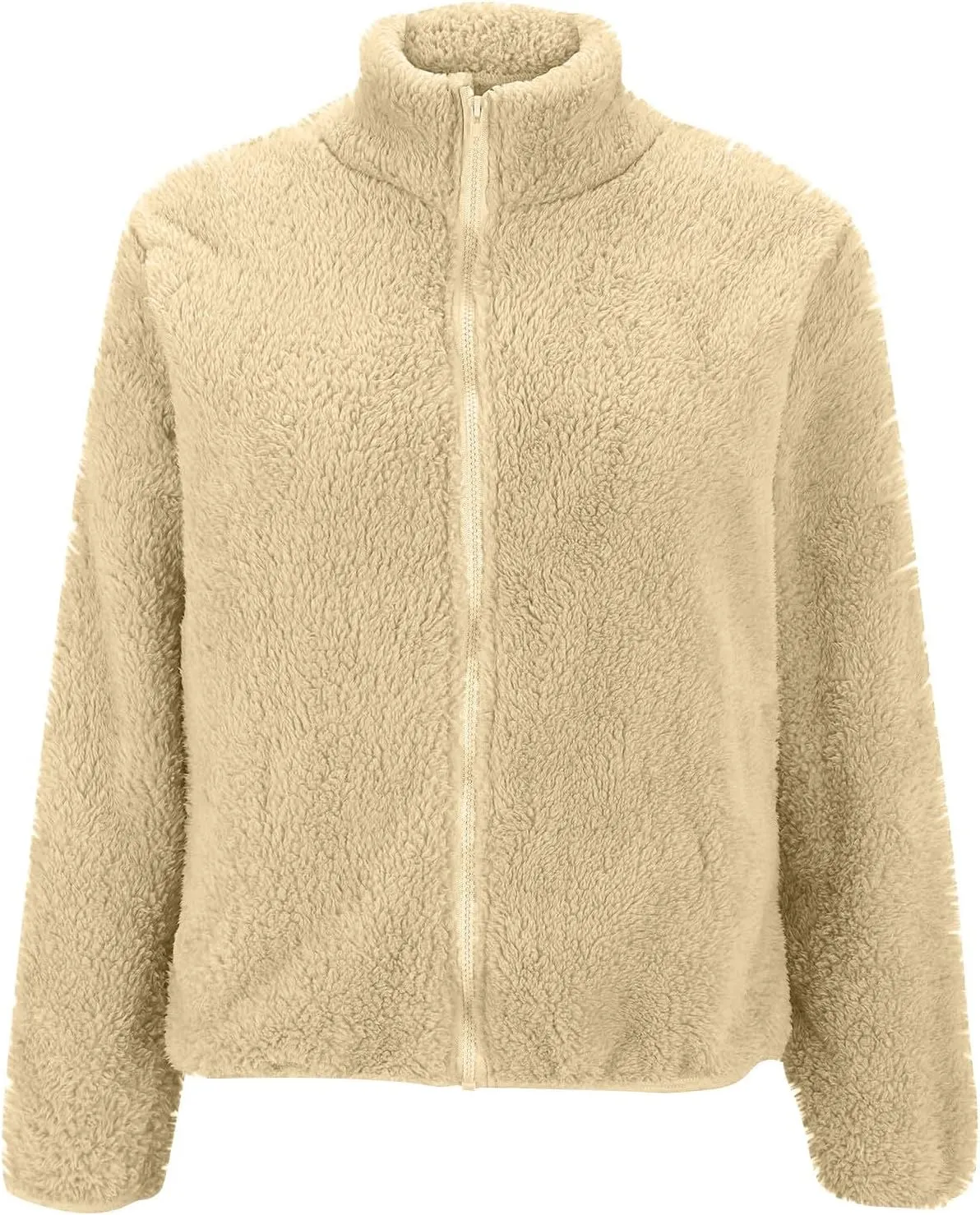 COTECRAM Womens Fuzzy Fleece Jacket 2024 Fall Winter Casual Long Sleeve Full Zip Sherpa Soft Warm Sweatshirt Coats Outwear
