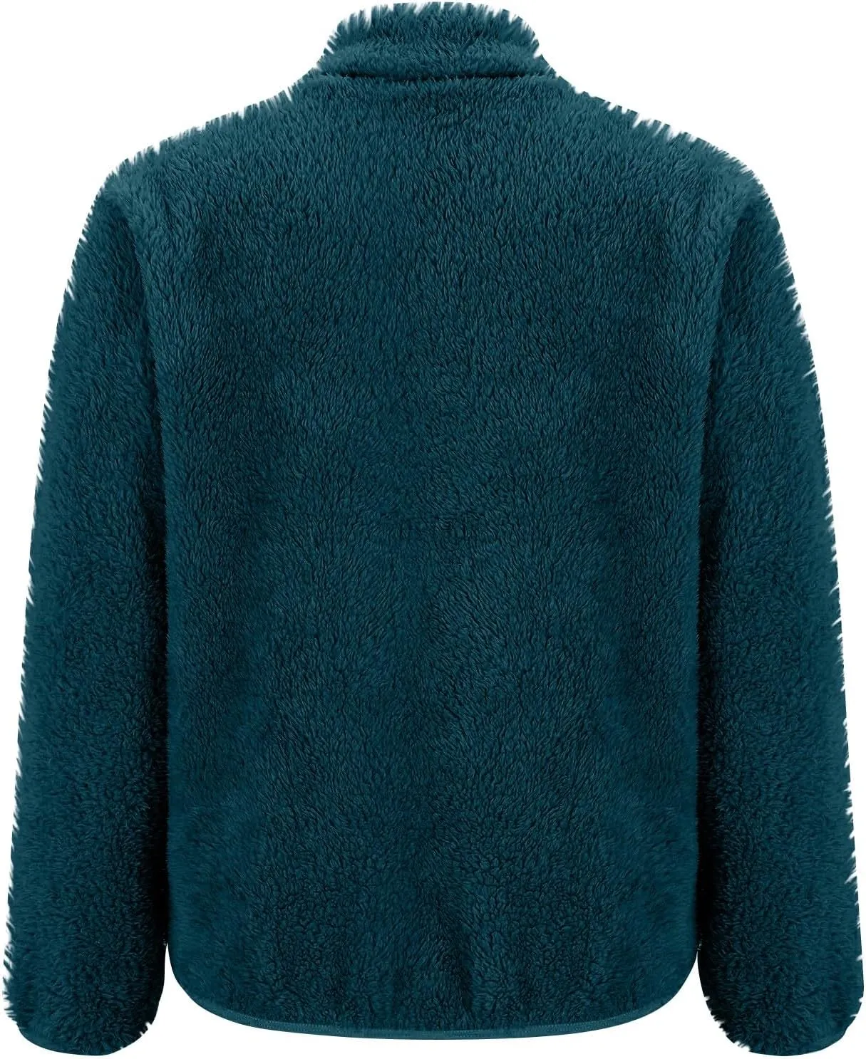 COTECRAM Womens Fuzzy Fleece Jacket 2024 Fall Winter Casual Long Sleeve Full Zip Sherpa Soft Warm Sweatshirt Coats Outwear