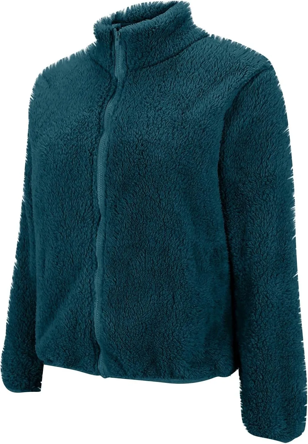 COTECRAM Womens Fuzzy Fleece Jacket 2024 Fall Winter Casual Long Sleeve Full Zip Sherpa Soft Warm Sweatshirt Coats Outwear
