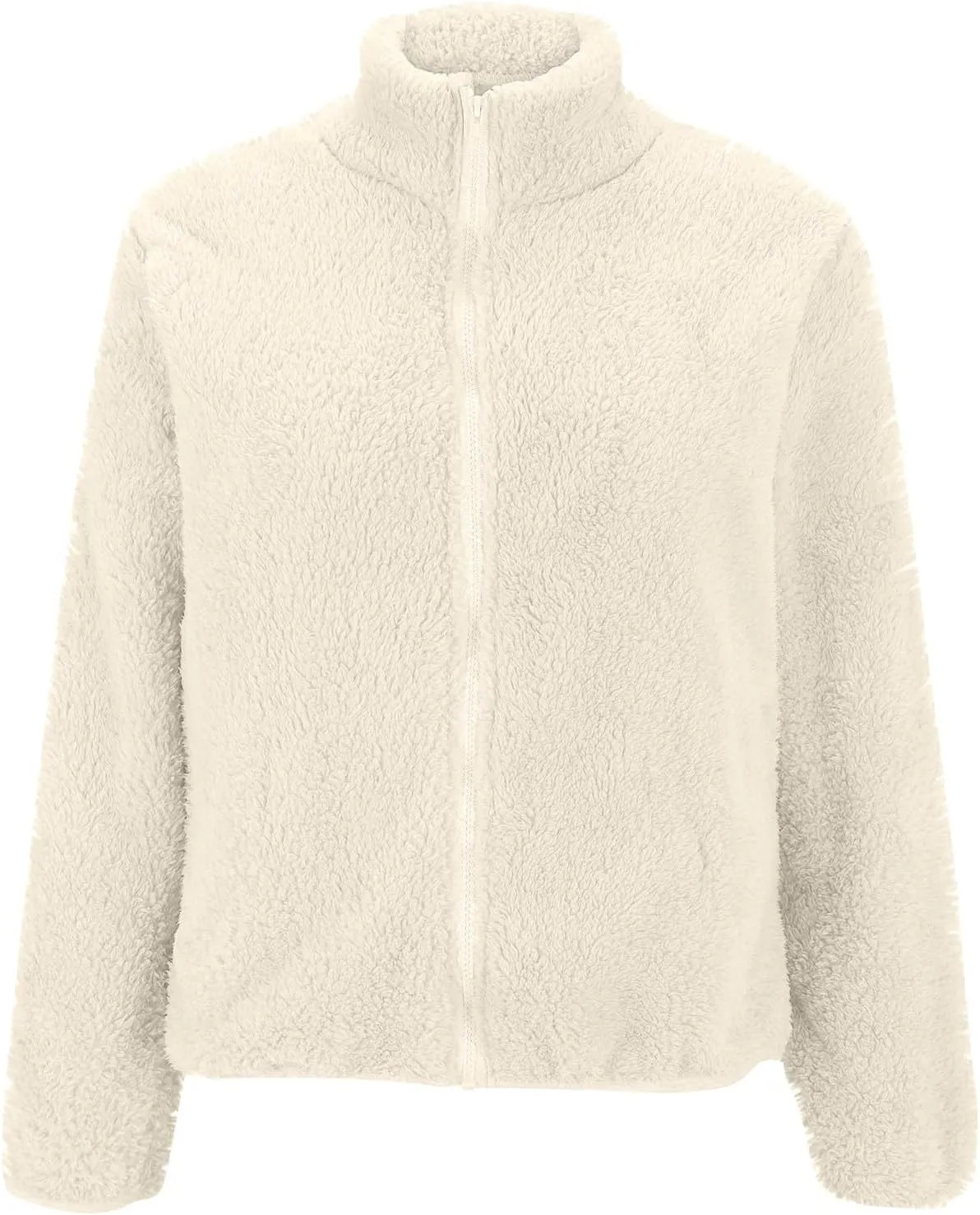 COTECRAM Womens Fuzzy Fleece Jacket 2024 Fall Winter Casual Long Sleeve Full Zip Sherpa Soft Warm Sweatshirt Coats Outwear