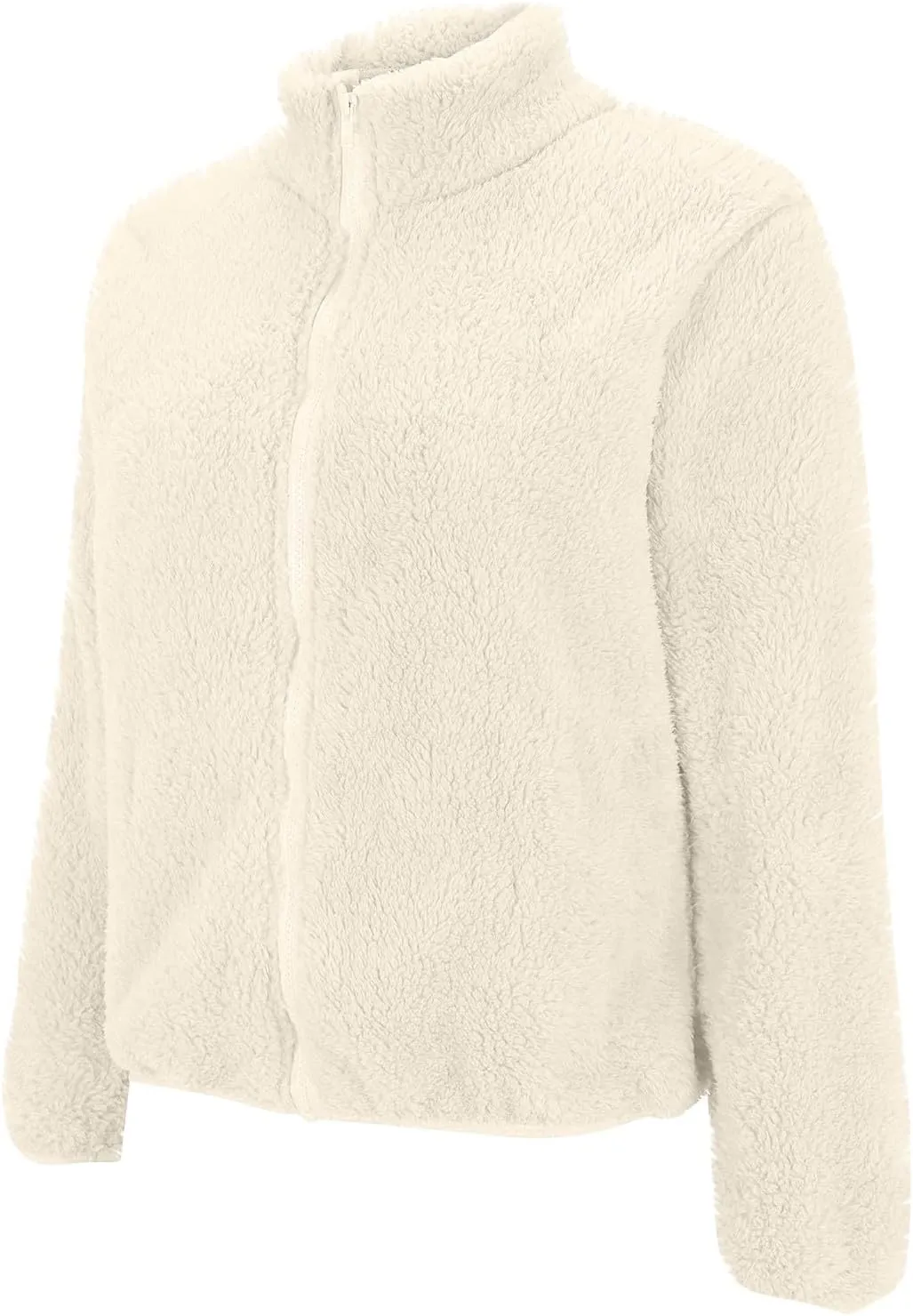 COTECRAM Womens Fuzzy Fleece Jacket 2024 Fall Winter Casual Long Sleeve Full Zip Sherpa Soft Warm Sweatshirt Coats Outwear