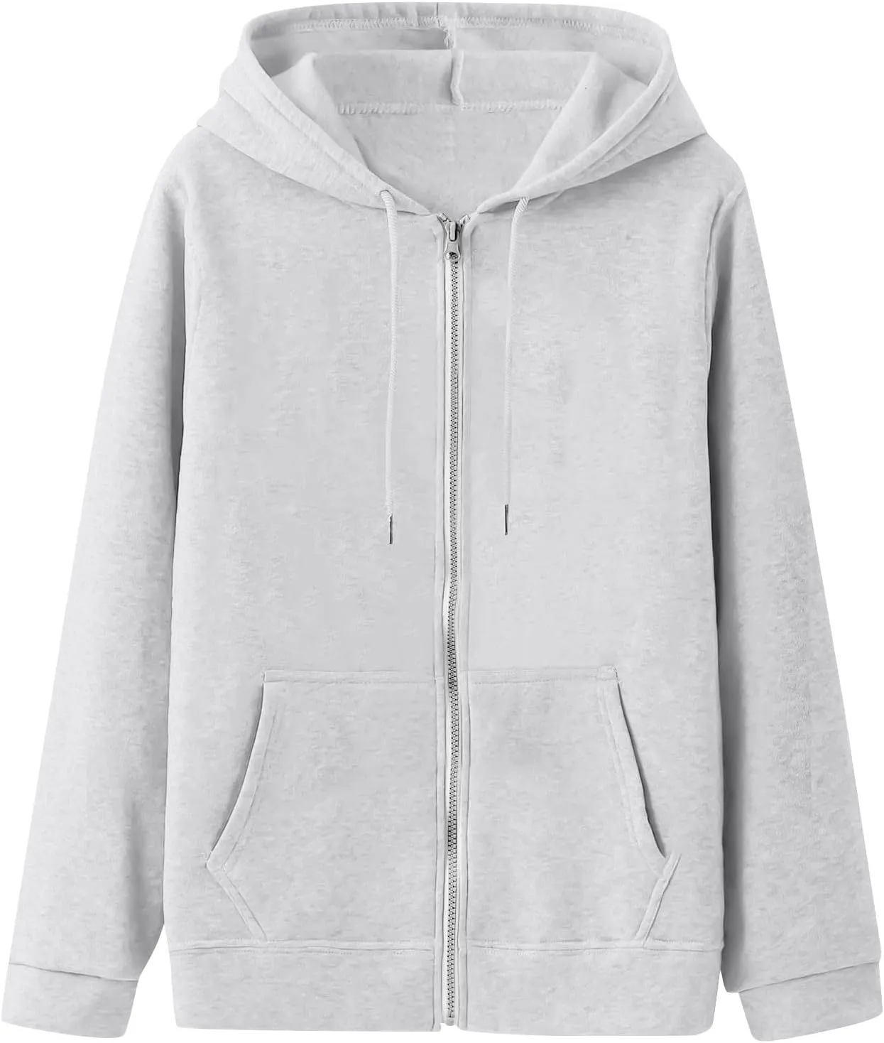 COTECRAM Womens Zip Up Hoodies Oversized Lightweight Hooded Sweatshirt Casual Long Sleeve Jacket Y2K Fall Clothes