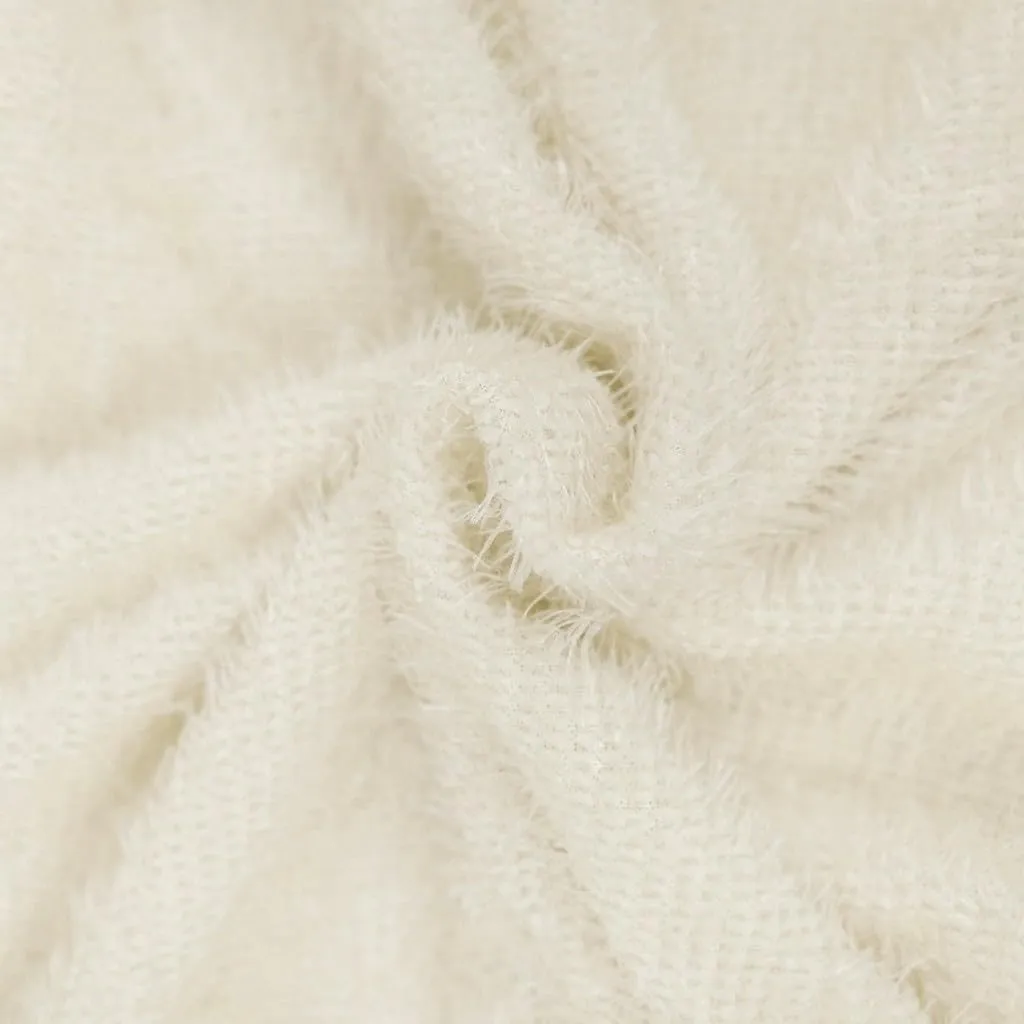 Cream Sweater Dress for Women,Women's Furry Pullover Sweater Dress Loose Oversized Long Knitted Tops S-3Xl