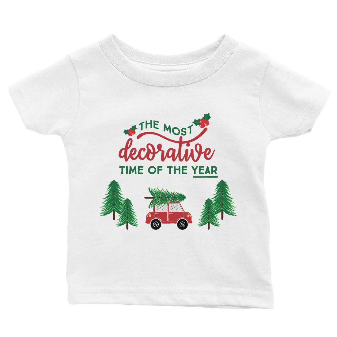 Decorative Christmas Time Baby Shirt