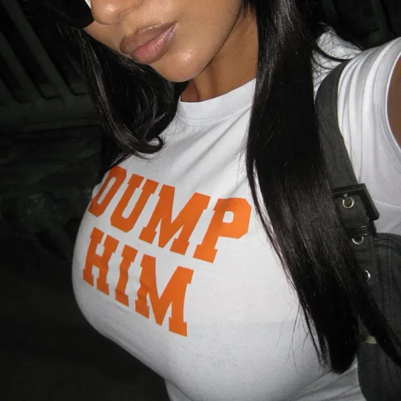 Dump Him Crop Top