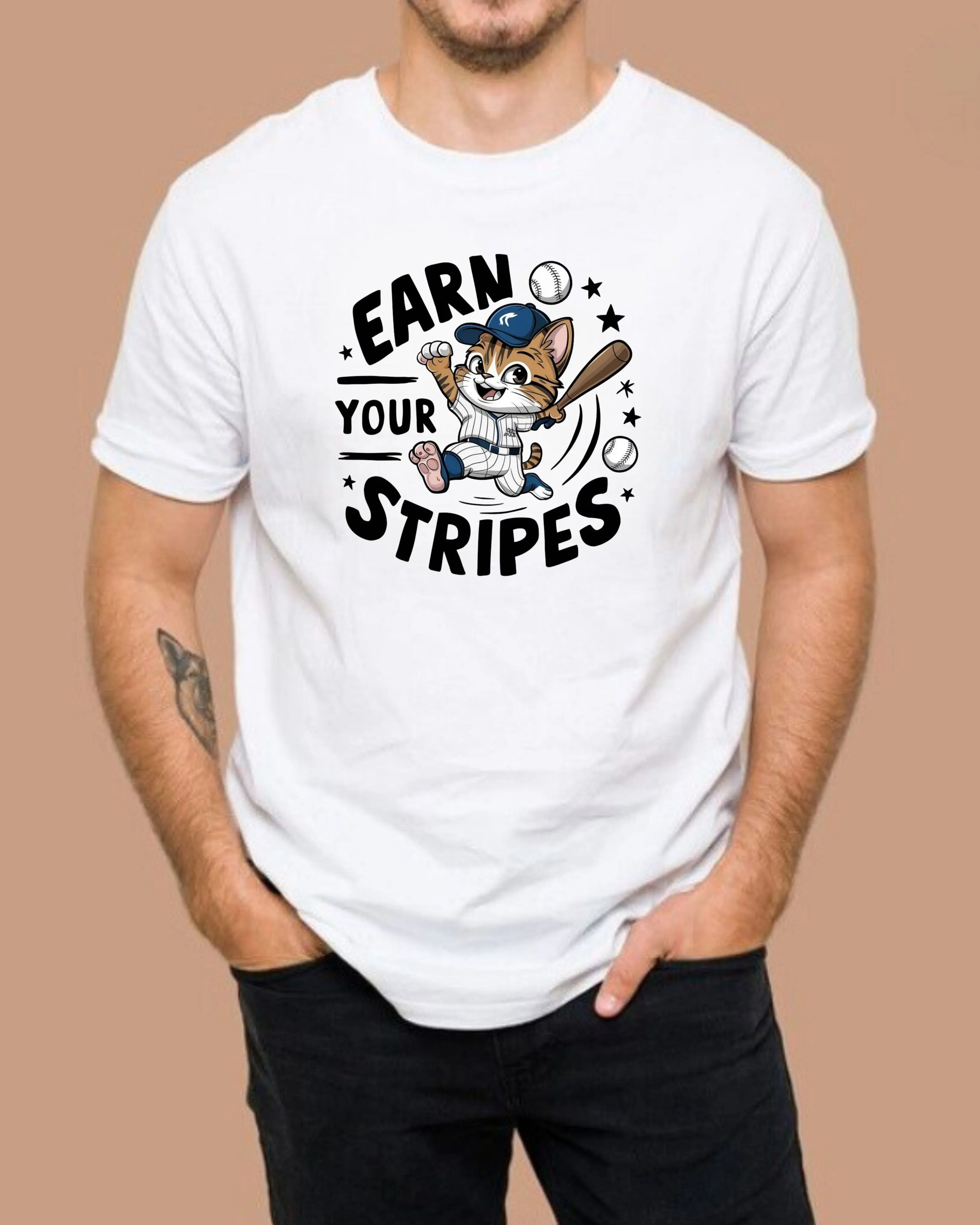 Earn Your Stripe Cotton Tshirt
