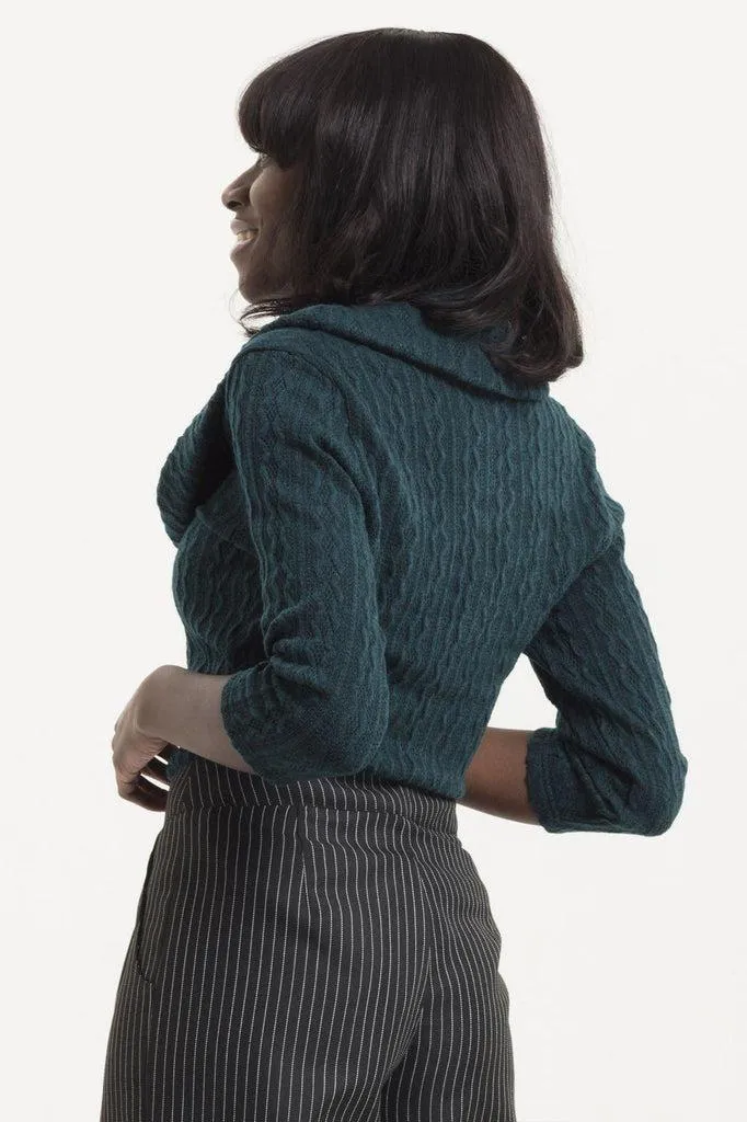 Elena Knitted Cowl Neck Sweater