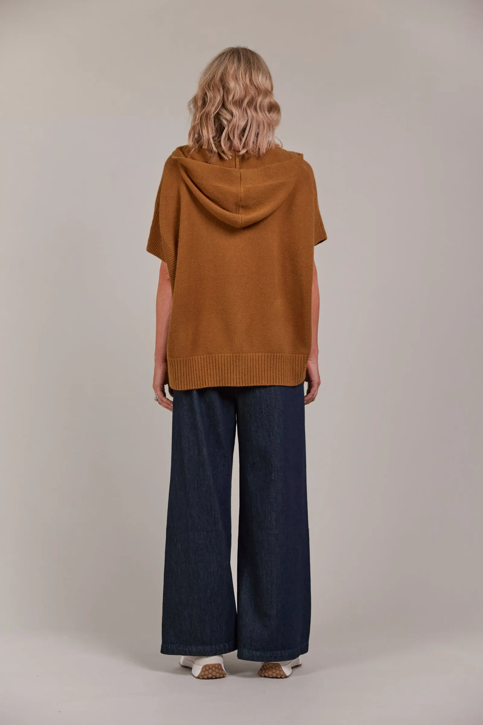 ESTEL HOOD KNIT - HAZEL