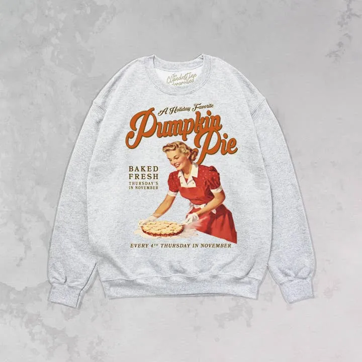 Fresh Pumpkin Pie Oversized Sweatshirt