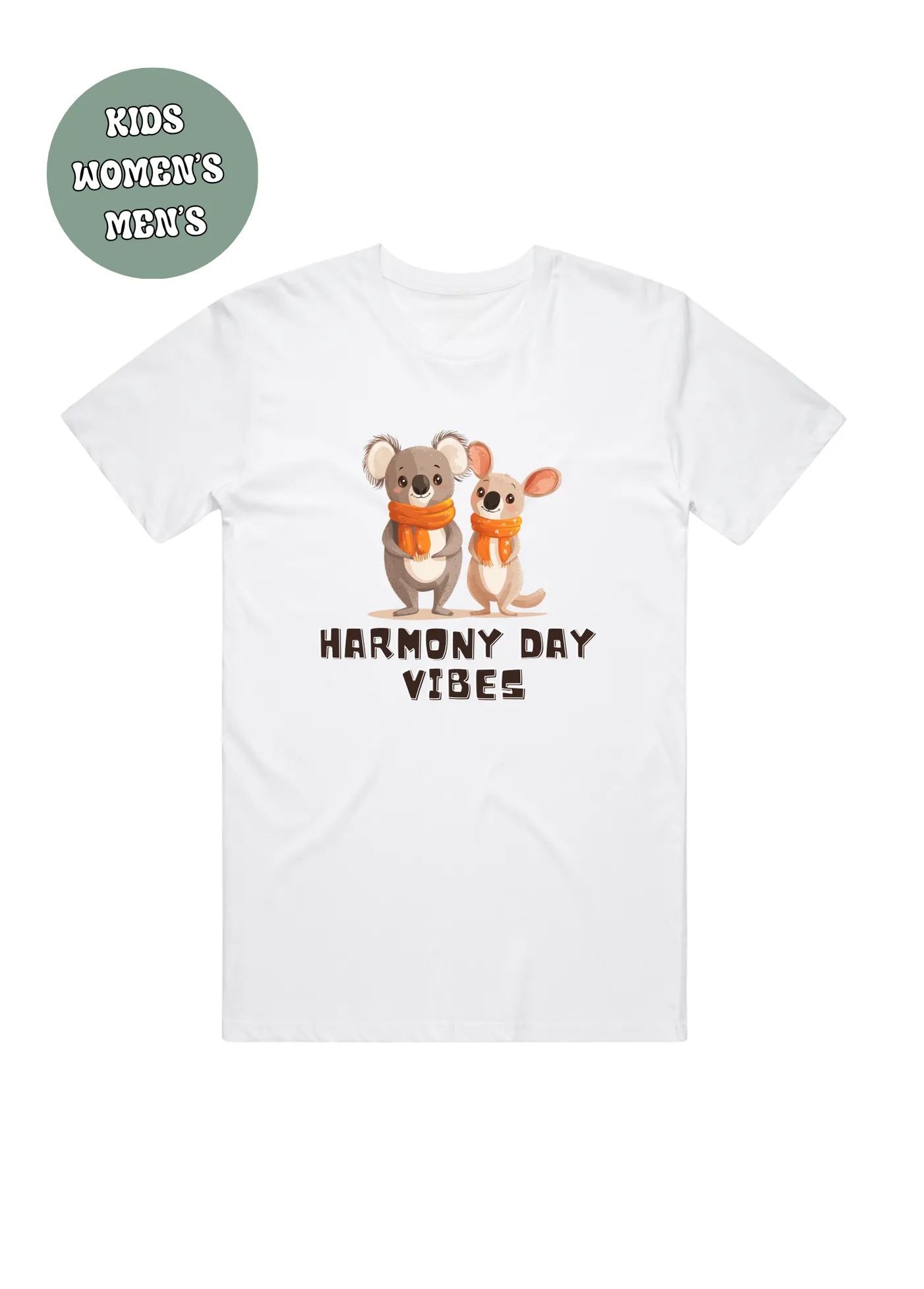 HARMONY DAY VIBES KOALA KANGAROO  TSHIRT