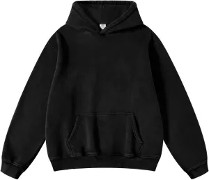 Hatant Oversized Hoodie Sweatshirts for Men Couples Heavyweight Hoodies Pullover Vintage Mens Acid Wash Sweaters Clothes 2025