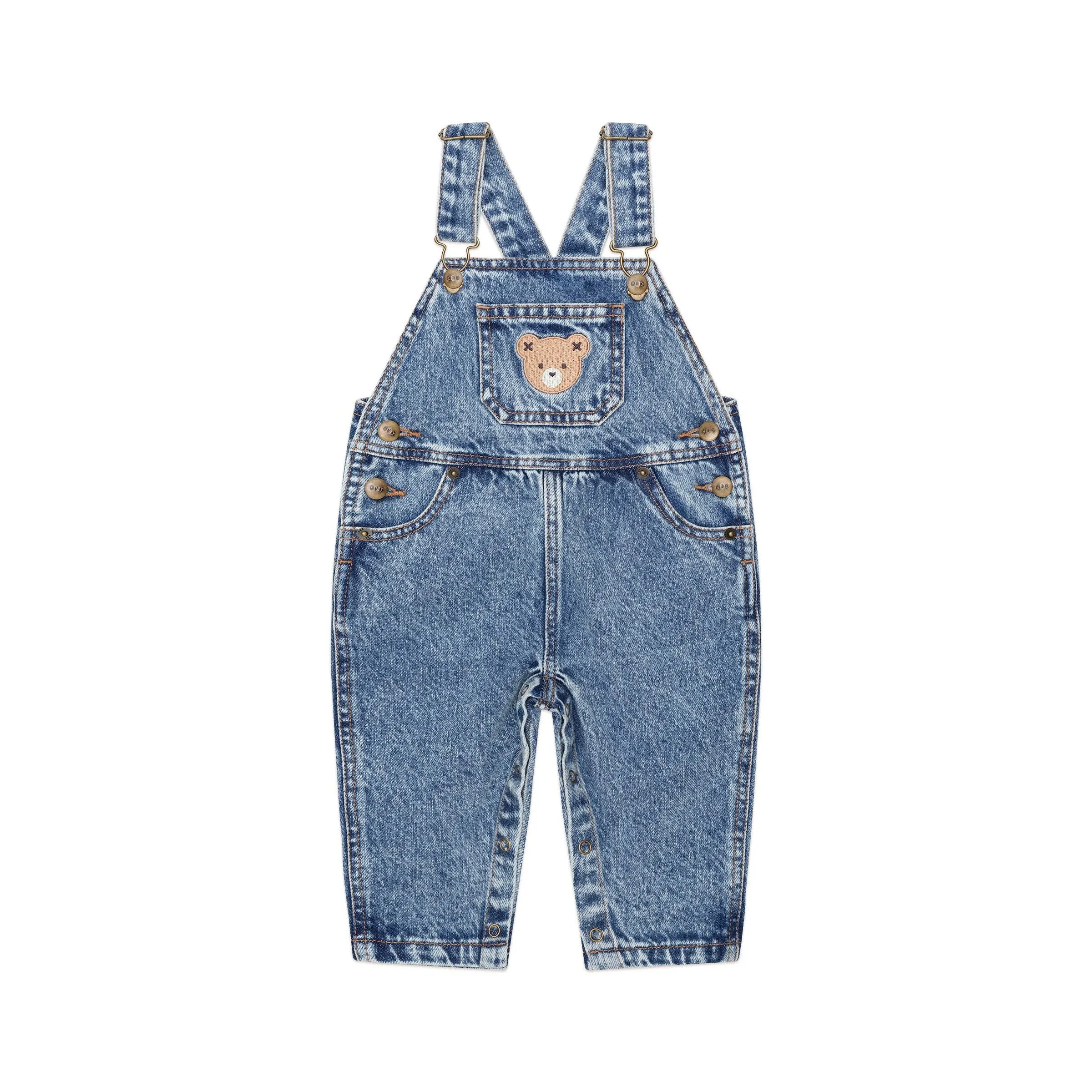 Huxbaby Dreamy Denim Overalls