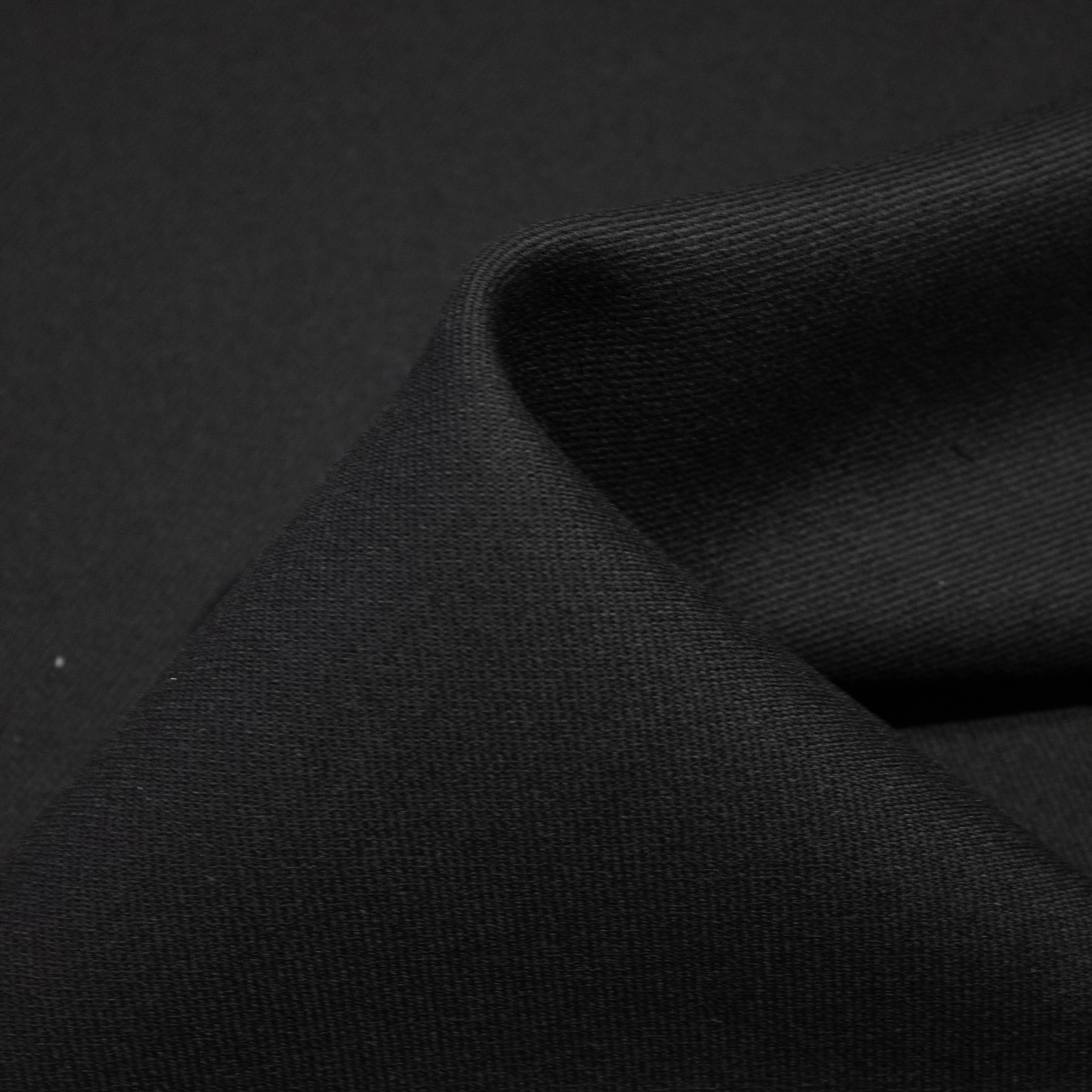Jassin Navy Blue Wool Twill