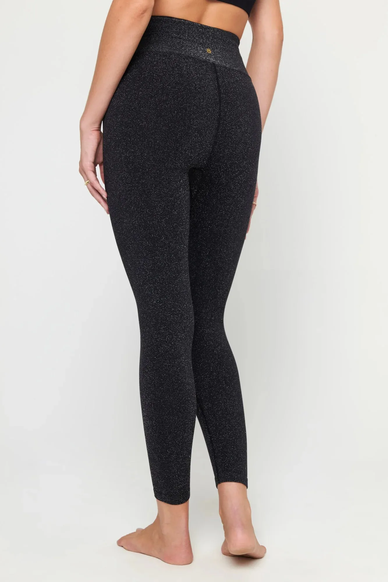 Love Sculpt Shimmer Legging- Black