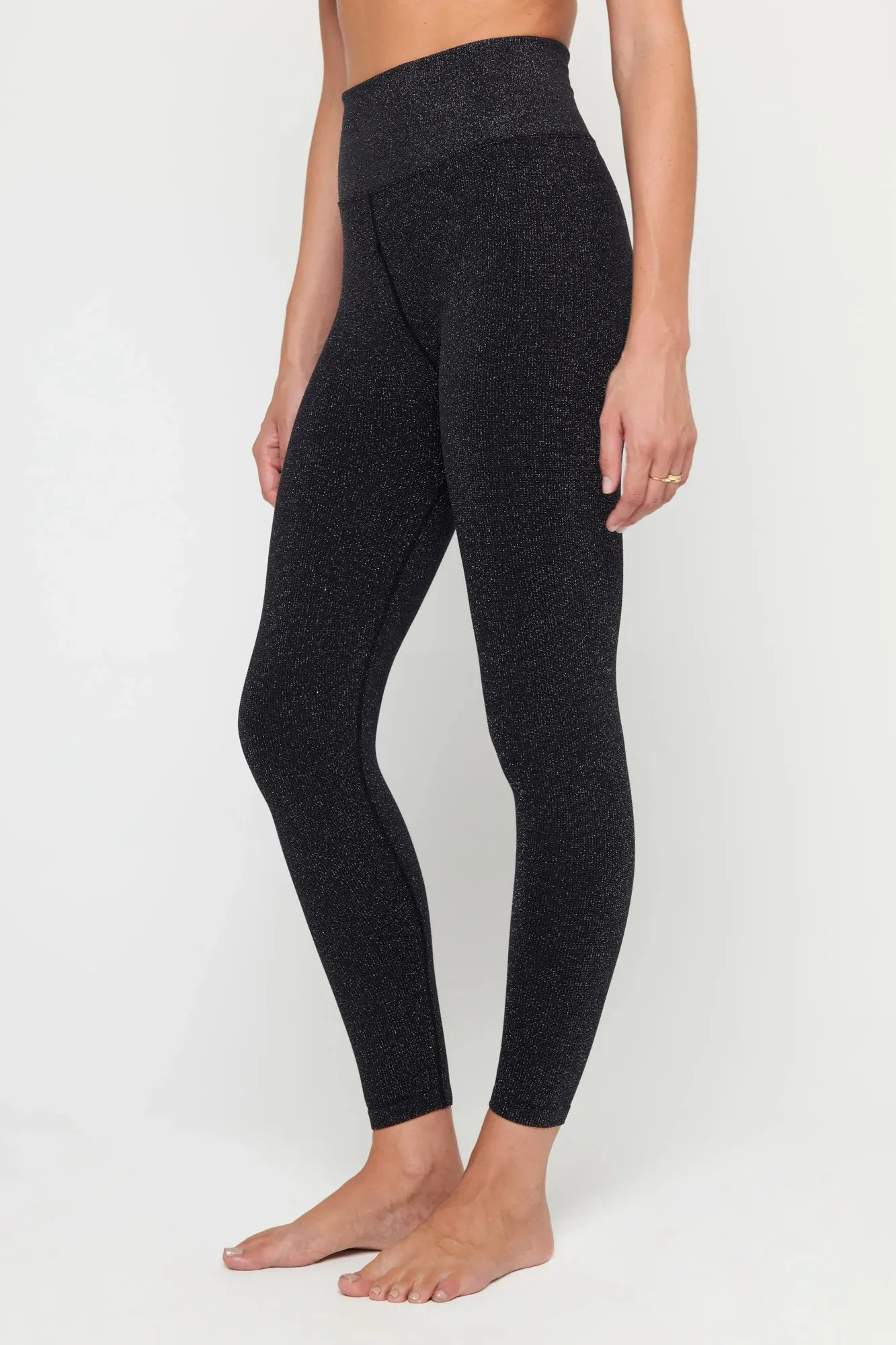 Love Sculpt Shimmer Legging- Black