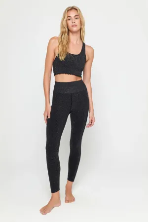 Love Sculpt Shimmer Legging- Black
