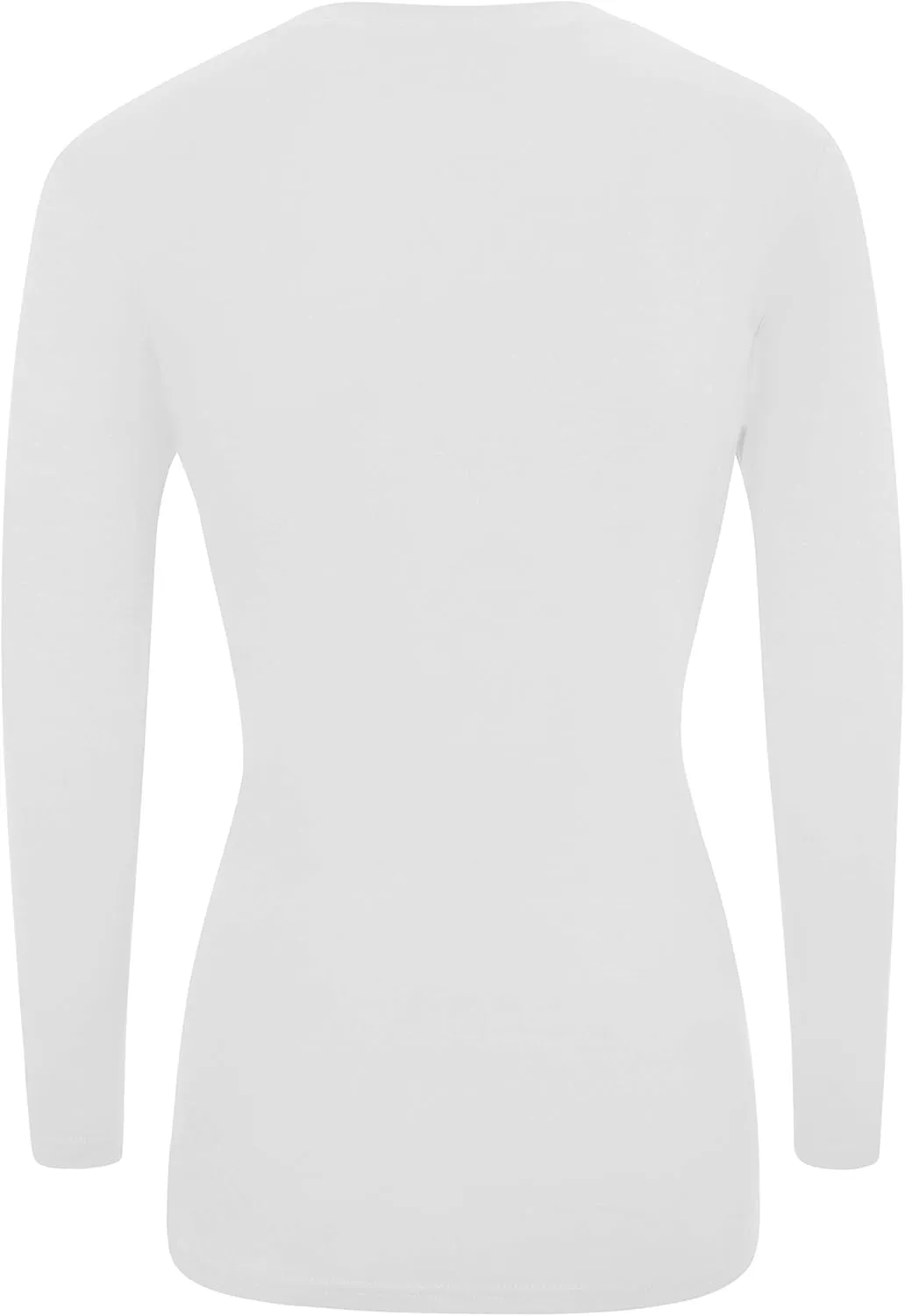 M&M SCRUBS Women's Under Scrub Tee V-Neck Long Sleeve T-Shirt - 3 Pack