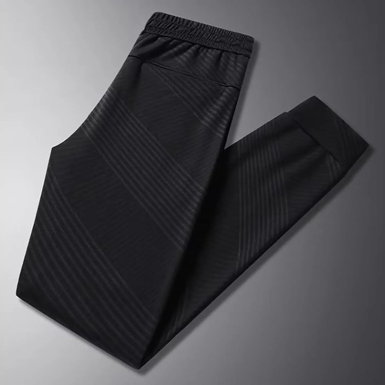 Men's Fleece Cargo Sweatpants Drawstring Baggy Wide Straight Leg Relaxed Fit Overalls Outdoor Yoga Trousers