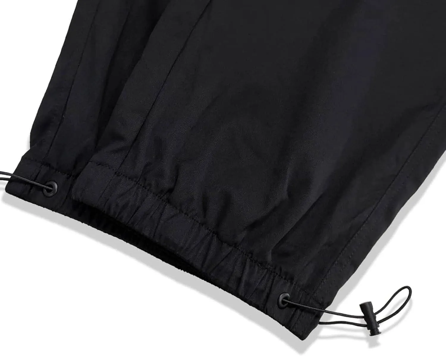 Men's Lightweight Jogging Pant Pockets Cargo Work Joggers Loose Sports Casual Sweatpant Open Hem Pant