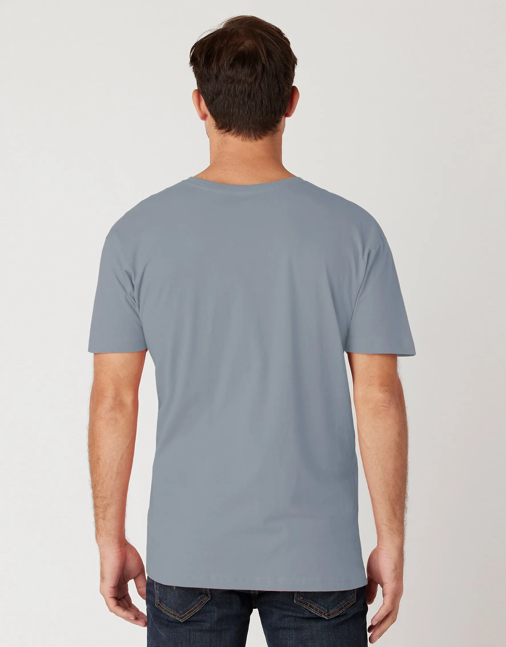 Men's Printed T-shirt Grey Med Printed