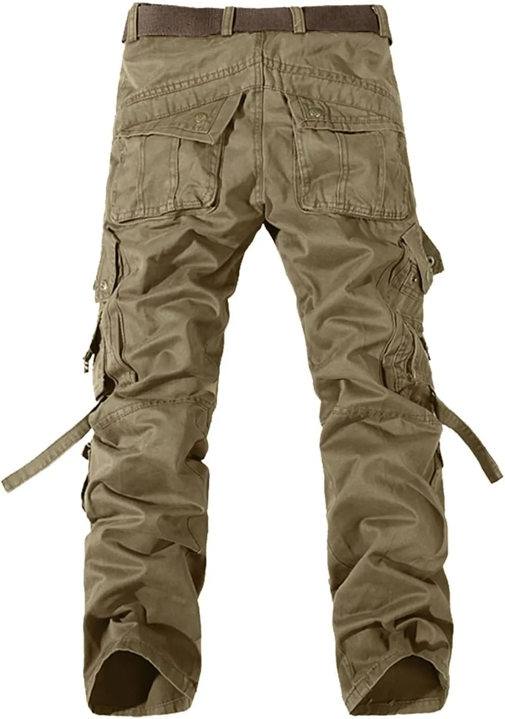 MIDOO Mens Sweatpants Open Bottom Casual Lightweight Jogger Loose Sweatpants Stretch Work Fishing Travel Pants Overalls
